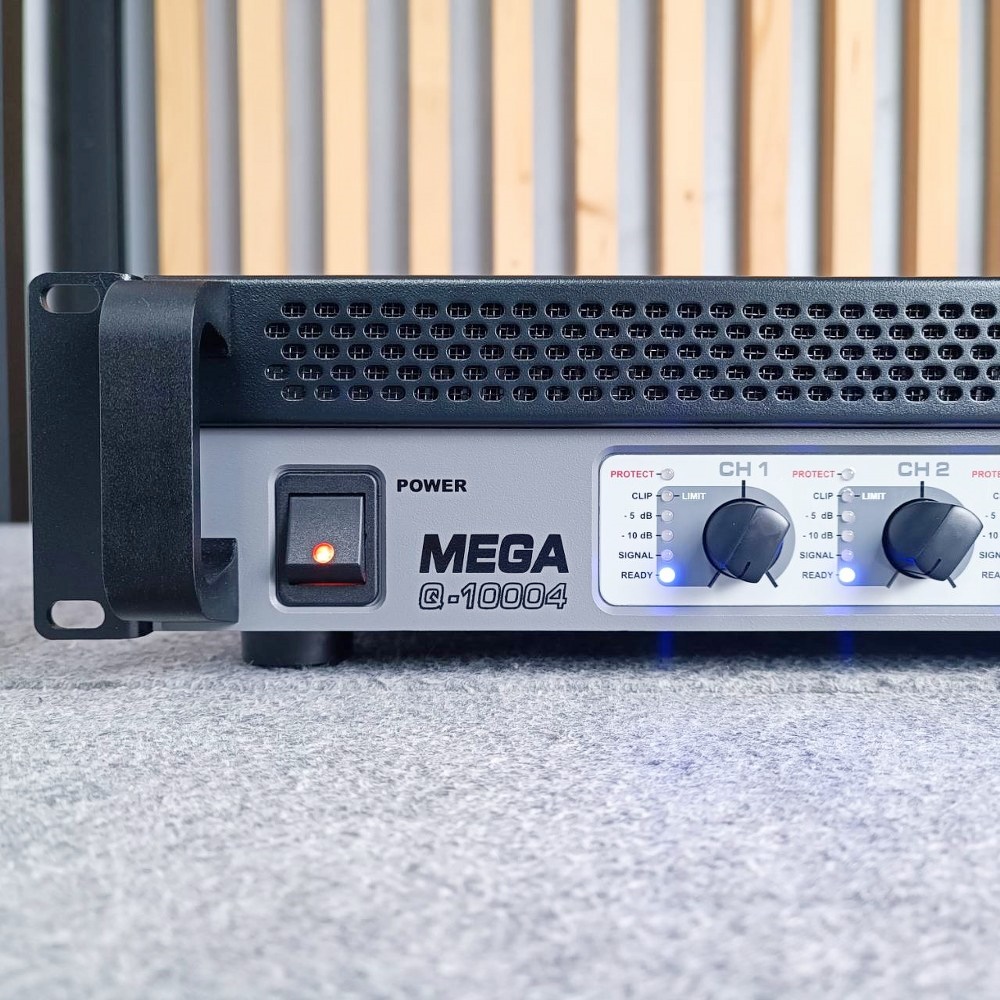 TAFN MEGA-Q10004PRO POWERAMP เพาเวอร์แอมป์ 4 แชนแนล กำลังขับ 2500 วัตต์ที่ 4 โอห์ม MEGA Q10004PRO MEGAQ10004PRO เอไอ-ไพศาล