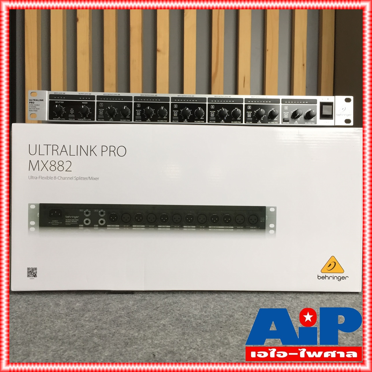 BEHRINGER MX-882 ULTRALINK SPLITTER MX 882 MX882 เครื่องLINKสัญญาณ เครื่องลิงค์สัญญาณ เอไอ-ไพศาล +++
