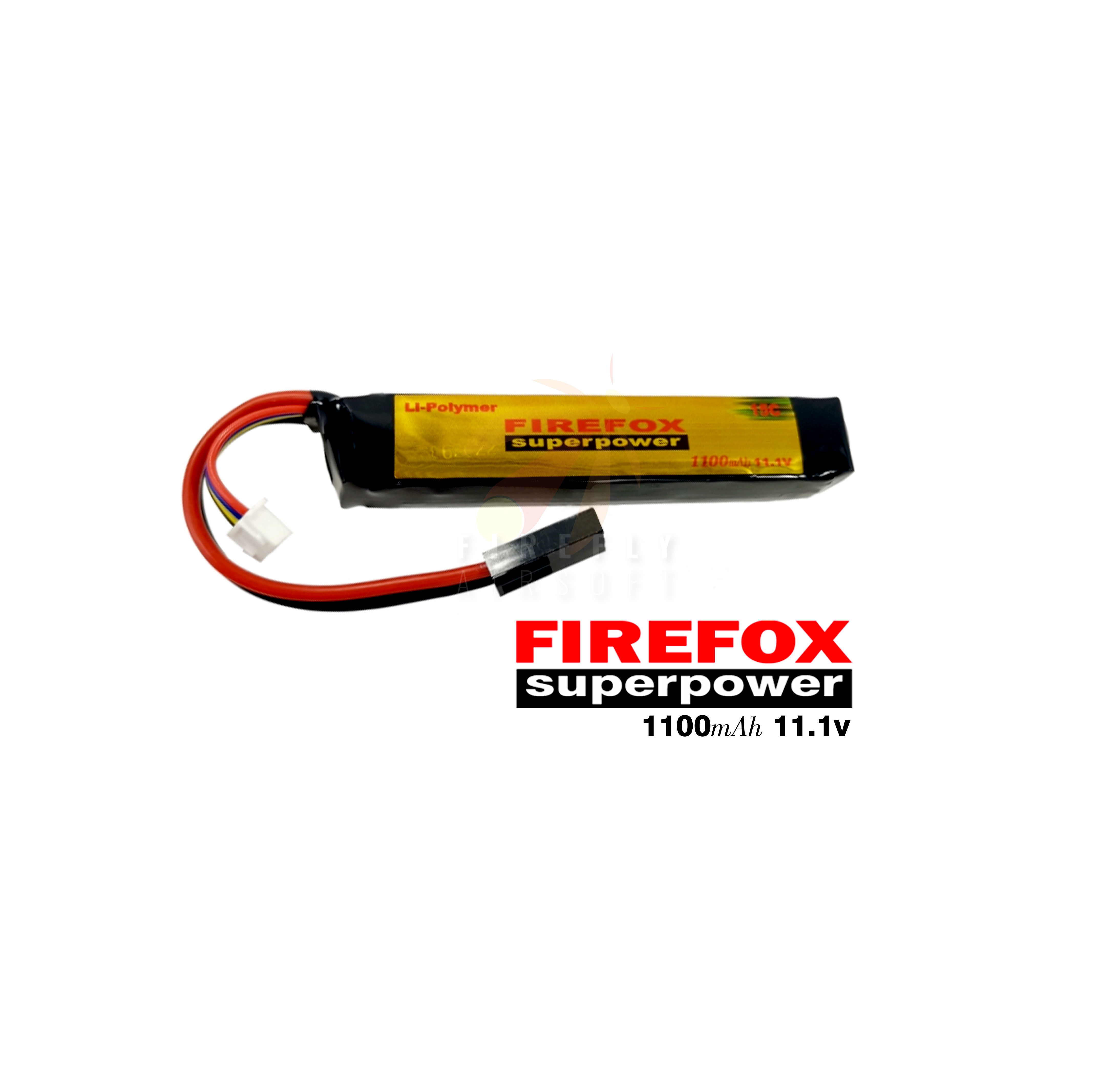 Firefox 11.1V 1100mAh LiPo Li-Po Li-Polymer Battery 15C