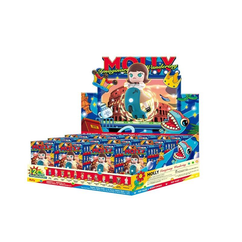 POP MART X MOLLY Fantasy Wandering Series Blind Box Mini Art toy ยกกล่อง