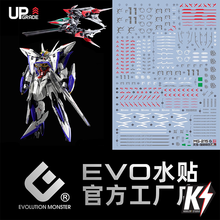 Waterdecal EVO UP Grade MG Eclipse Gundam #ดีคอลน้ำสำหรับติดกันพลา กันดั้ม Gundam พลาสติกโมเดลต่างๆ