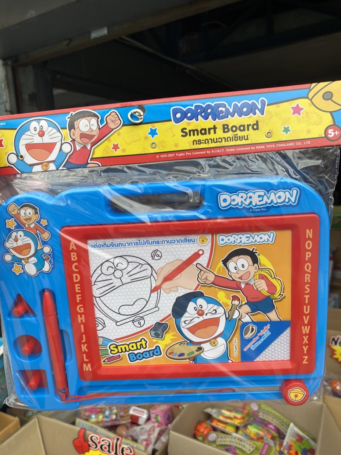 D-8268 ของเล่นเด็กกระดานโดเรม่อน ลิขสิทธิ์ถูกต้อง กระดานเด็ก ปลีกชิ้นละ sale