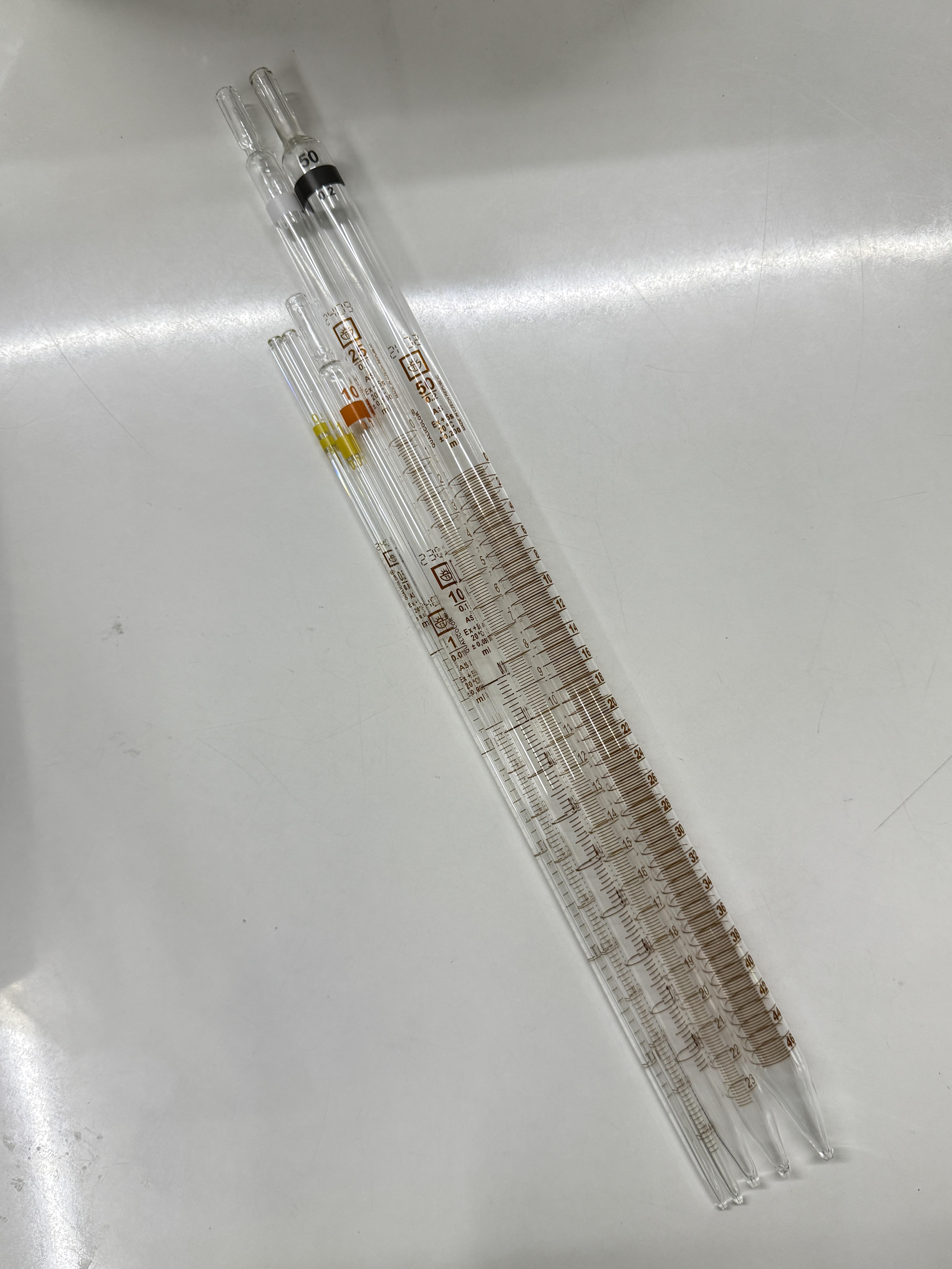 Pipette, Graduated Class A 0.1-50 ml Class A