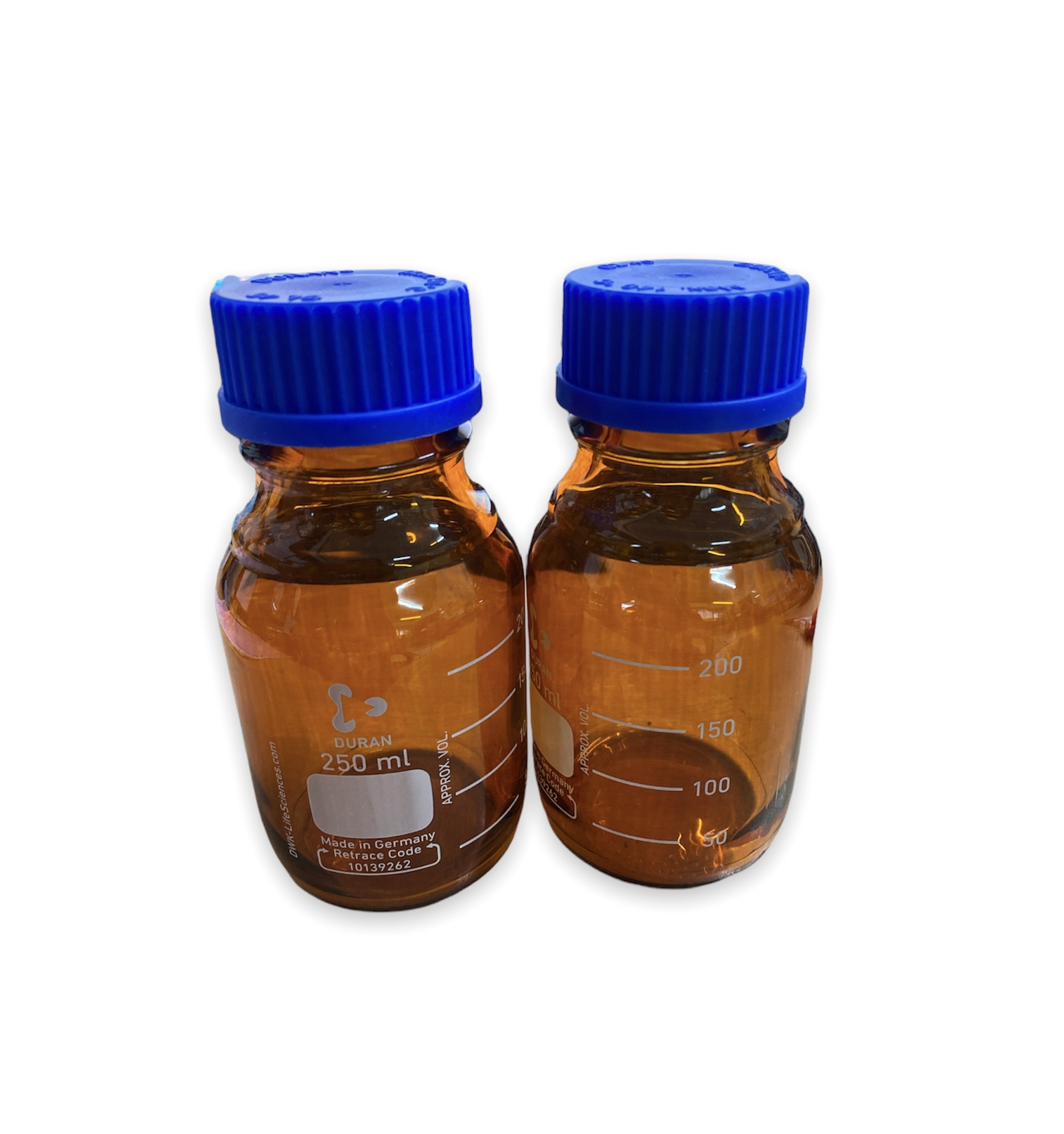 ขวดสีชา/ขวดมีเดีย/Bottle, Laboratory Amber 50-2000ml with Screw cap(ขวดแก้วเก็บสารเคมีชนิดทึบแสง)