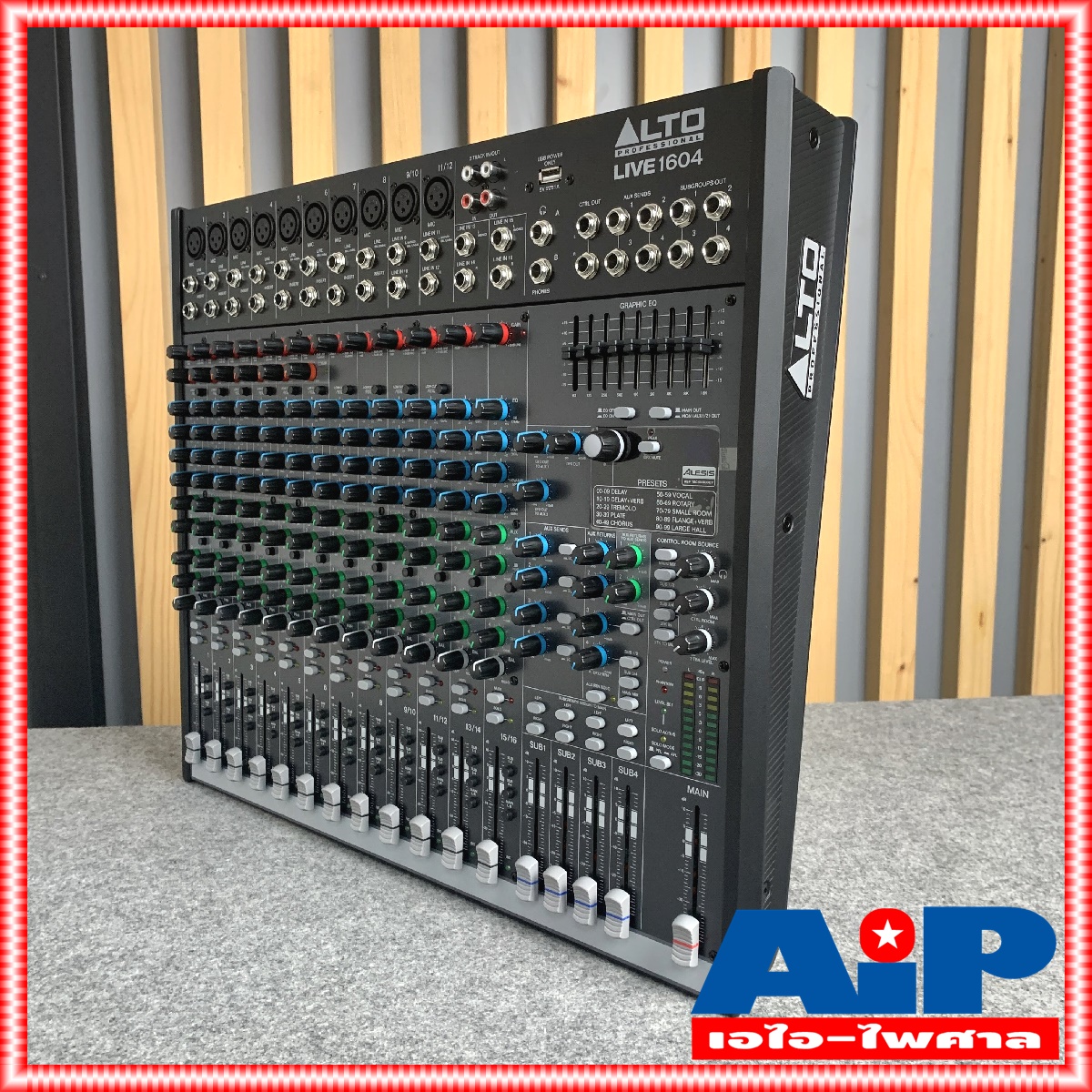 ALTO LIVE1604 MIXER (สินค้าของแท้ นำเข้าโดยNPE) LIVE1604 LIVE 1604 16CH Mixer usb interface มี เอฟเฟค USB