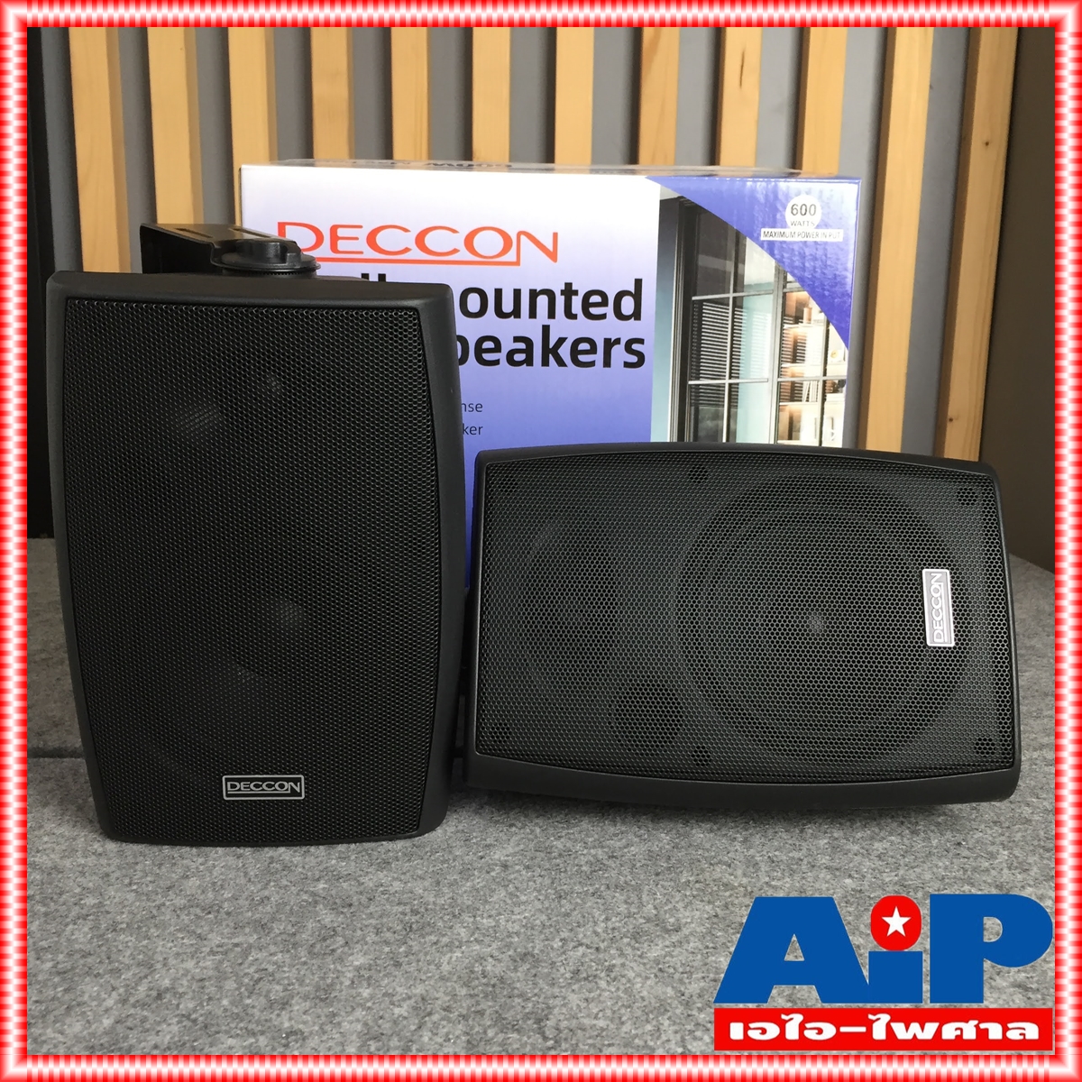 1 คู่ สีดำ DECCON sern-5B ตู้ลำโพงแขวน 5นิ้ว sern5B sern 5B ตู้ ลำโพง แขวนผนัง sern-5 เอไอ-ไพศาล