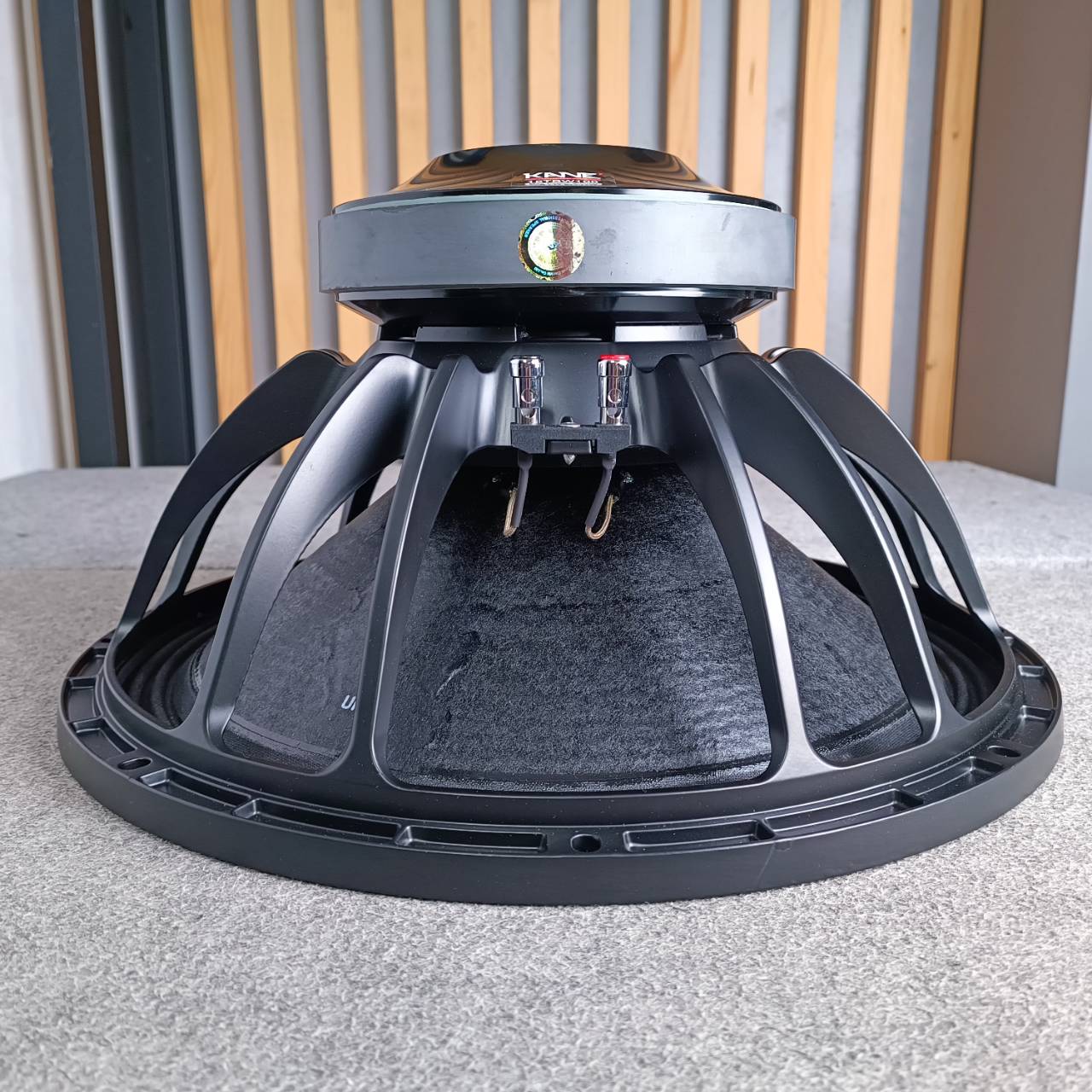 สินค้าเสียหายจากการขนส่ง KANE 18TBW100 ลำโพง18" โครงหล่อ 16Kg ขอบแตกเยอะเสียงไม่เบียด โครงหล่อ แข็งแรงทนทาน แม่เหล็กขนาดใหญ่ สไปเดอร์ 2ชั้น วอยล์ 4นิ้ว เอไอ-ไพศาล