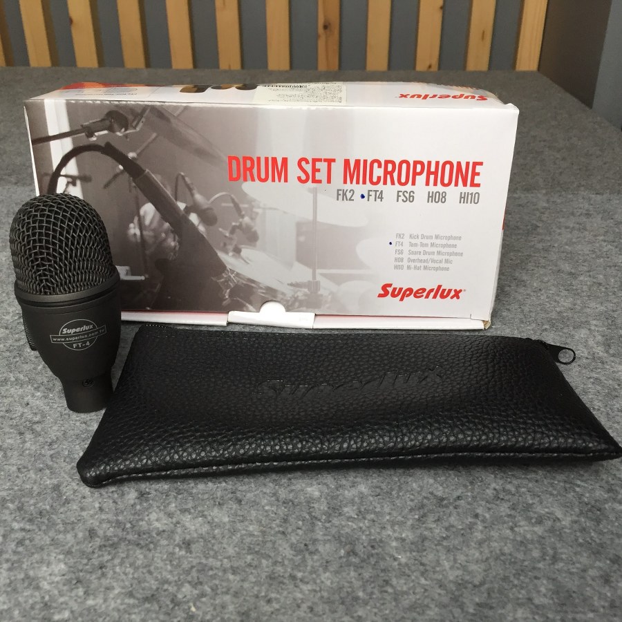 SUPERLUX FT4 ไมค์เครื่องดนตรี ไมค์ ไมค์กลอง MIC ไมค์ดนตรี ไมค์Dynamic Dynamic เอไอ-ไพศาล
