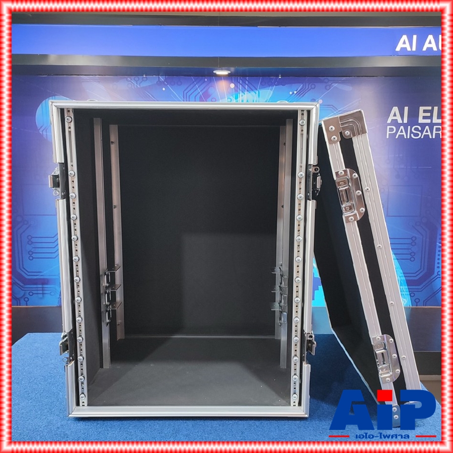 COMPACT SD-14U สีดำ RACK ลึก16นิ้ว กล่องแร็คใส่อุปกรณ์เครื่องเสียง หุ้มหนัง สีดำ แข็งแรง ทนทาน คอมแพ็ค SD 14 U SD14U เอไอ-ไพศาล