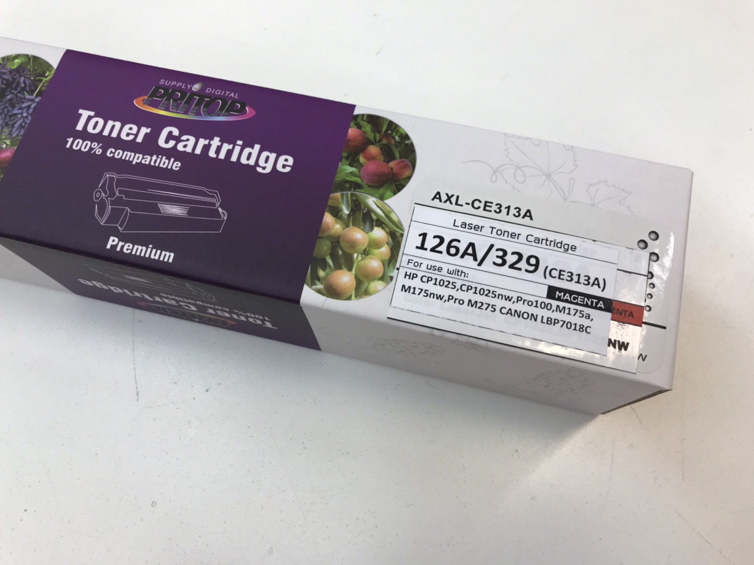 ตลับหมึกเทียบเท่าสีแดง LASER CANON LBP7010C/LBP7018C