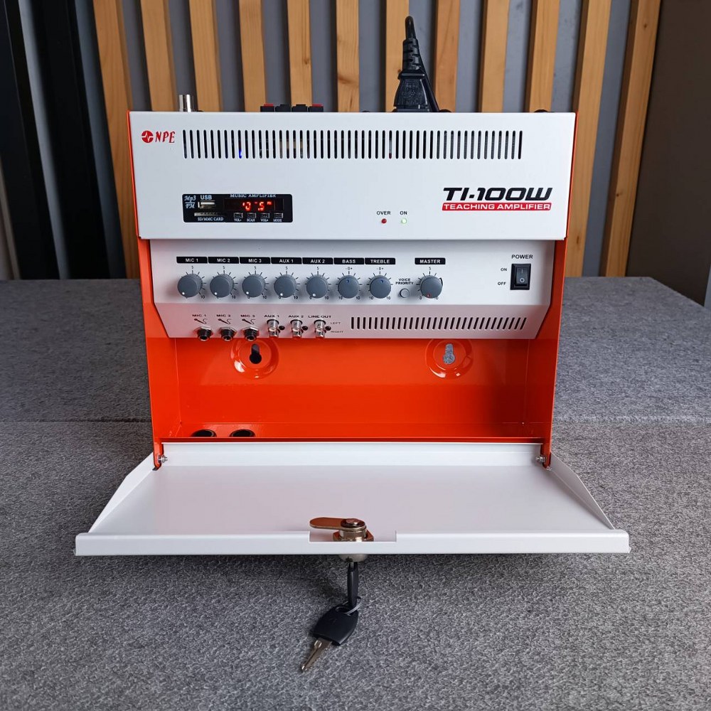 NPE TI100W TEACHING AMP แอมป์ ติดผนัง TI 100 W เครื่องขยาย ติดห้องเรียน TI-100 เครื่องเสียง ห้องเรียน เอไอ-ไพศาล