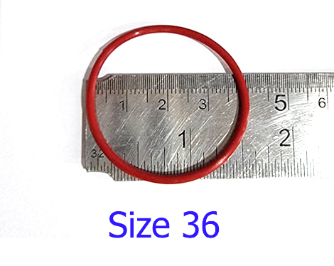 ยางโอริ่ง ปลอกน้ำ ไซด์ 28 36 40 (ราคาต่อ1คู่)