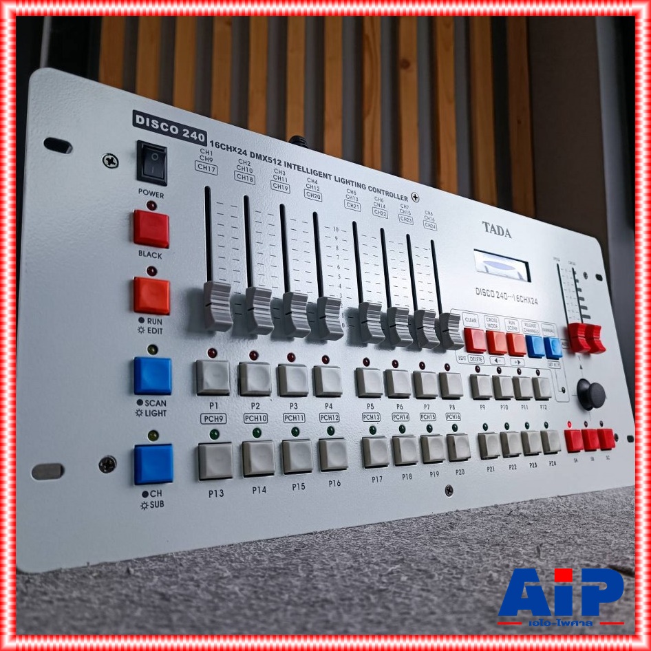 TADA DISCO 240 บอร์ดคุมไฟ DMX-512 บอร์ดควบคุมไฟพาร์ DMX512 รุ่น DISCO240 DISCO-240 เอไอไพศาล