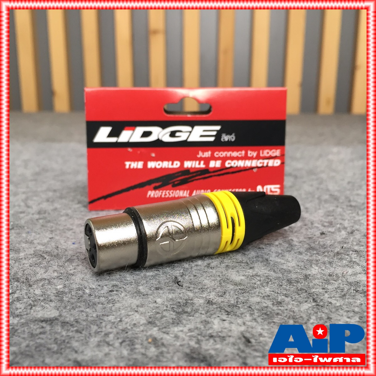 แจ๊ค XLR ตัวเมีย 3ขา LIDGE YM-001A / YM-001C มีให้เลือก 6สี ปลั๊ก XLR ตัวเมีย CANNON แคนนอน YM001A YM 001 A C