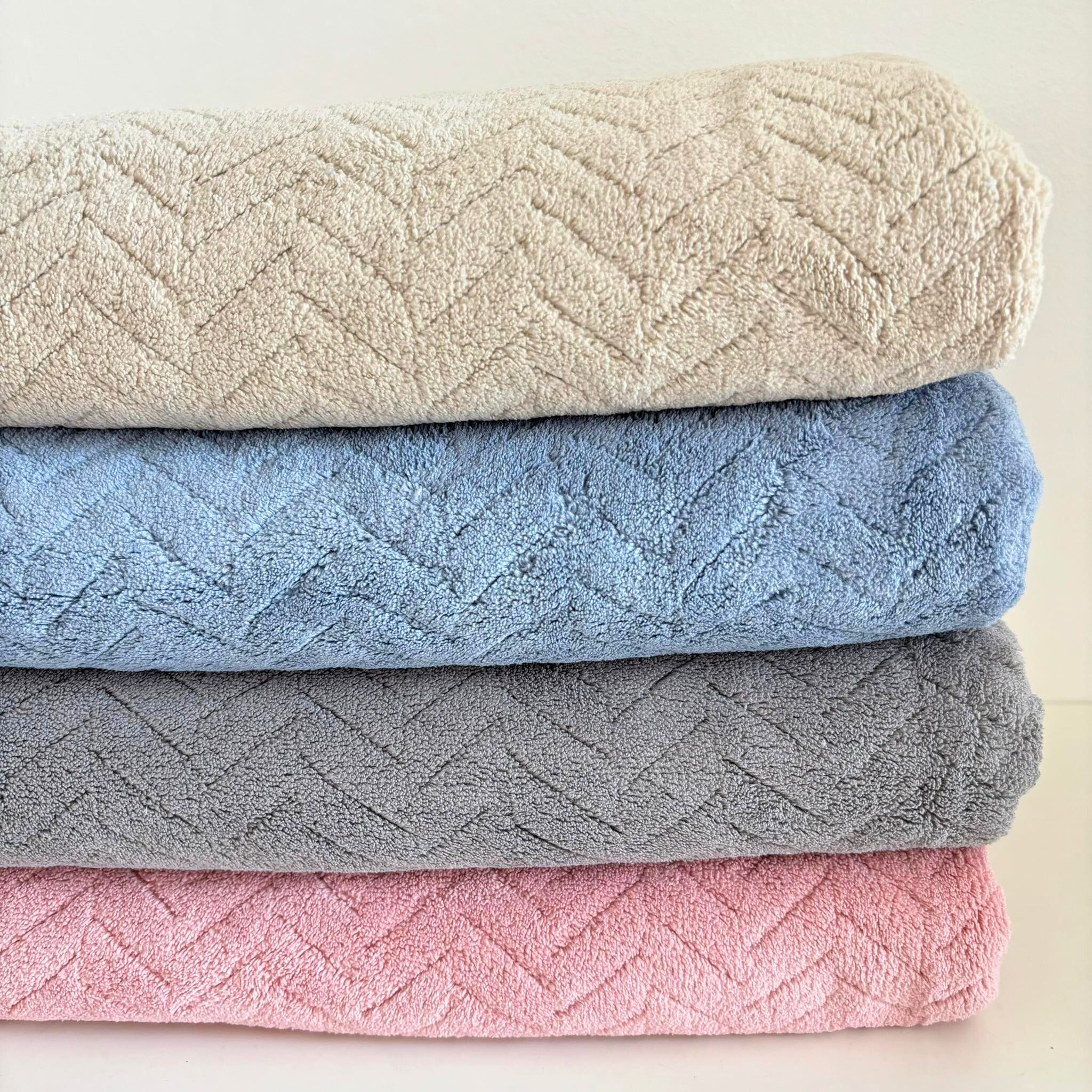 🍀HAVEN Towel Microfiber รุ่น NANO VELVET EMILY EMBOSS🍀ผ้าเช็ดตัว ผ้าขนหนู ไมโครไฟเบอร์ ขนาด 28*56 นิ้ว HAVEN แท้💯