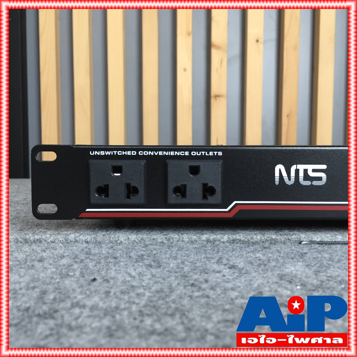 NTS PR810V โชว์โวลท์ POWER DISTRIBUTION pr-810v ปลั๊กรางจ่ายไฟสำหรับติดแล็ค BREAKER OUTLET PR 810 V เอไอ-ไพศาล