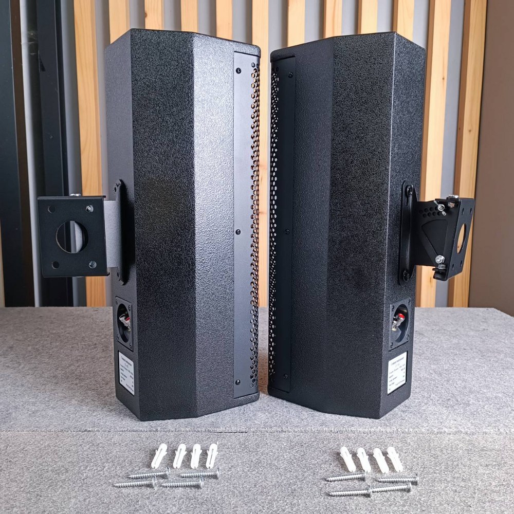 คู่ละ NTS CL-412 column loudspeaker พร้อมขาแขวนพนัง CL-412 CL-412 ลำโพงคอลัมน์ ลำโพง เอไอ-ไพสาล