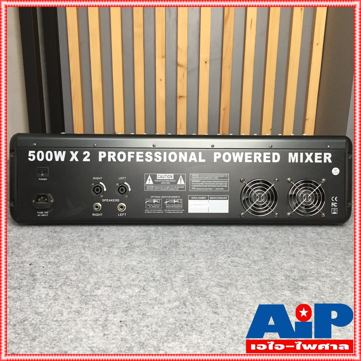 MYNPE GT-1650 POWER MIXER16mono 500W มิกเซอร์ GT1650 POWERMIX เพาเวอร์มิกซ์ มิกซ์ เครื่องเสียง เครื่องปรับแต่งเสียง เอไอ-ไพศาล