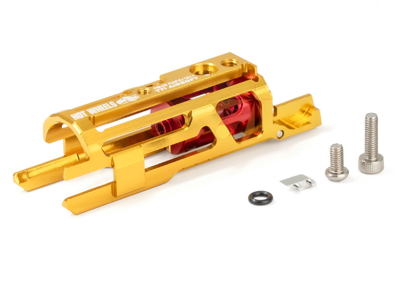 TTI Airsoft Hot Wheels Series Zero Friction Lightweight Blowback Housing For Tokyo Marui Hi Capa/1911 GBB Airsoft (Gold)