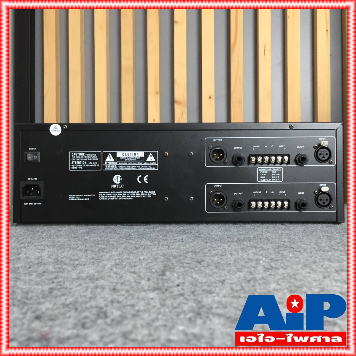 PROEUROTECH CE1231XL EQ PRO EUROTECH เครื่องปรับแต่งสภาพเสียง EQUALIZER CE 1231 XL เอไอ-ไพศาล