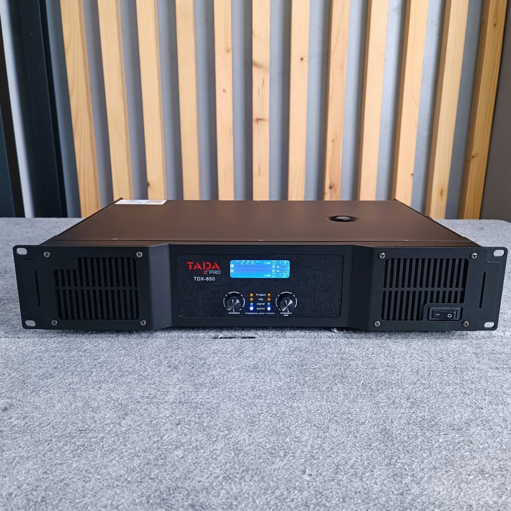 TDX-850 poweramp เพาเวอร์แอมป์ 2 แชนแนล กำลังขับ 850 วัตต์ที่ 8 โอห์ม TA DA TDX 850 TDX850 เอไอ-ไพศาล