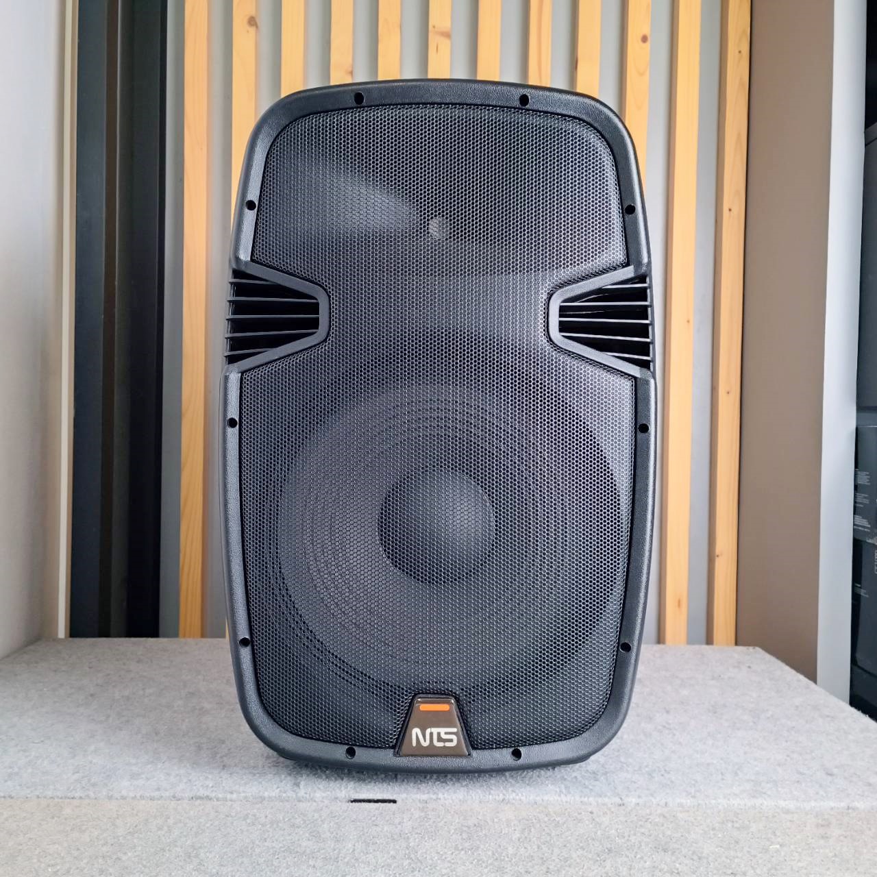 สินค้าเสียหายจากการขนส่ง NTS JX-15 ตู้ลำโพง มีรอบแตกจากการขนส่ง ตู้ลําโพง Passive 2 ทาง รองรับกำลังขับ 300 วัตต์ วัสดุพลาสติก ABS หนาอย่างดี เอ็นทีเอส JX 15 JX15 เอไอ-ไพศาล
