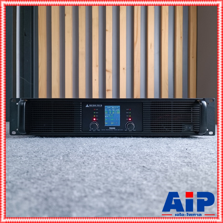 MICROTECH PH-6000 poweramp เพาเวอร์แอมป์ 2 แชนแนล คลาส H ไมโครเทค PH 6000 PH6000 MICRO TECH เอไอ-ไพศาล