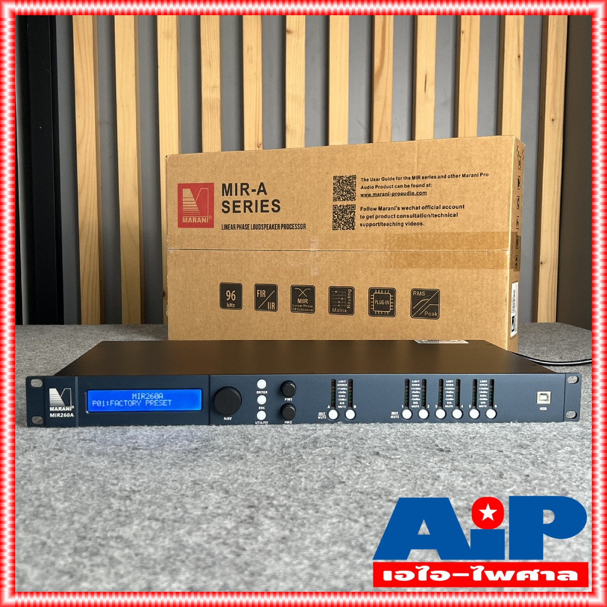 MARANI MIR260A ครอสโอเวอร์ดิจิตอล loudspeaker processor MIR-260A MIR 260 A MIR-260 MIR260 อไอ-ไพศาล