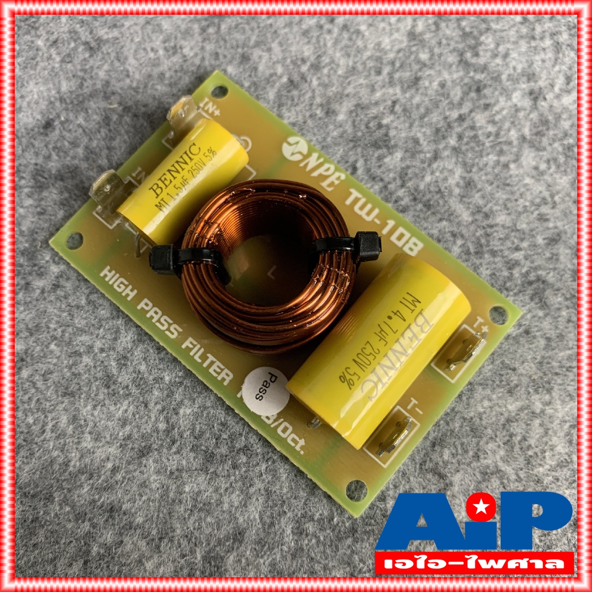 1อัน NPE TW108 NETWORK 8KHZ เน็ตเวิร์คลำโพง เน็ตเวิร์ค เน็ตเวิร์คเสียงแหลม ตัวกรองเสียงแหลม TW-108 TW 108