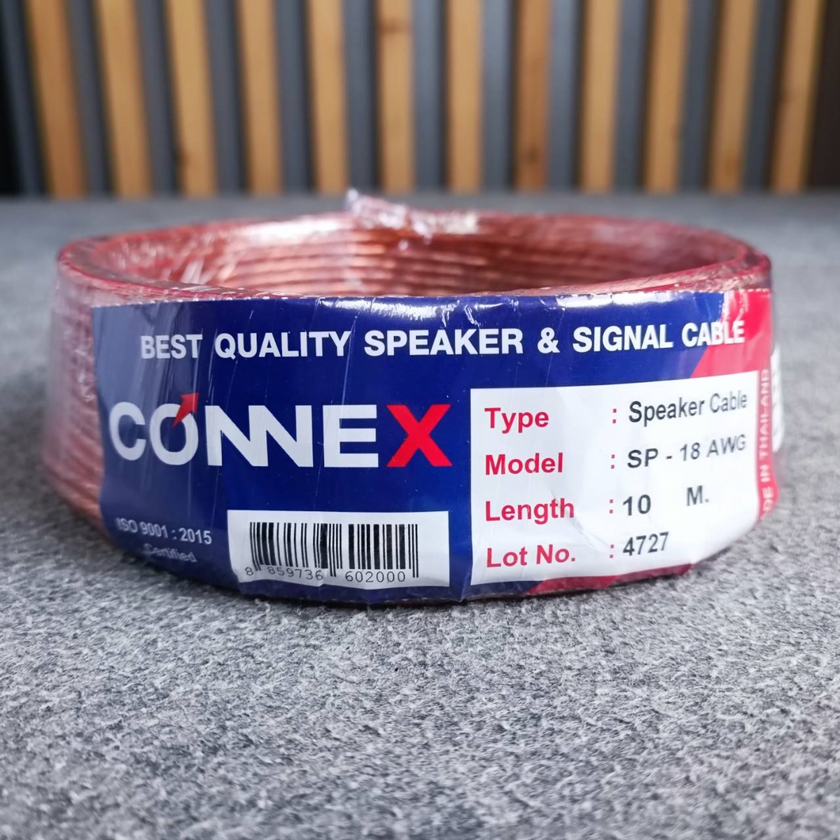 ขด10เมตร CONNEX SP-18AWG 2x1 mm สายลำโพงใส สายลำโพง 18awg สายต่อลำโพง ผลิตใน ประเทศไทย เอไอ-ไพศาล