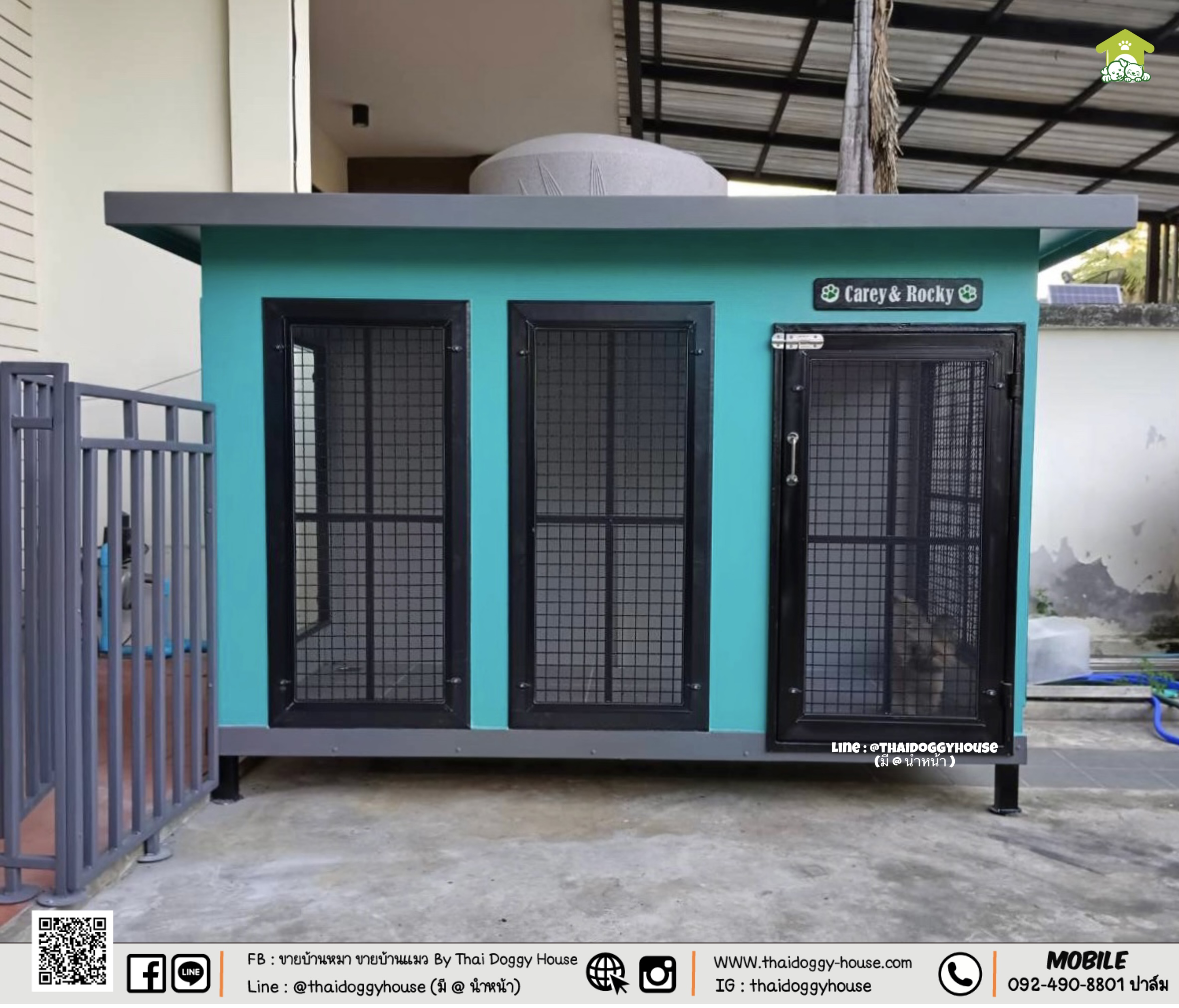บ้านหมา บ้านแมว " 𝐁𝐎𝐗 𝐒𝐓𝐘𝐋𝐄 𝐁𝐘 𝐓𝐇𝐀𝐈 𝐃𝐎𝐆𝐆𝐘 𝐇𝐎𝐔𝐒𝐄 "