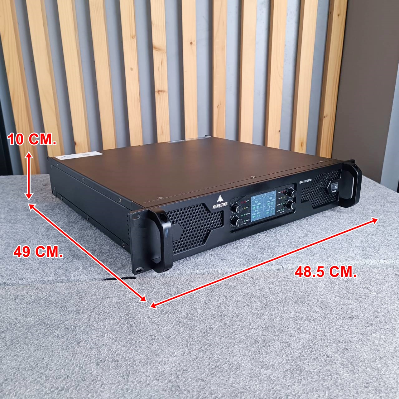 MICROTECH GM4-10000TD POWERAMP เพาเวอร์ แอมป์ ไมโครเทค รุ่น GM4 10000TD คลาส TD GM410000TD เอไอ-ไพศาล
