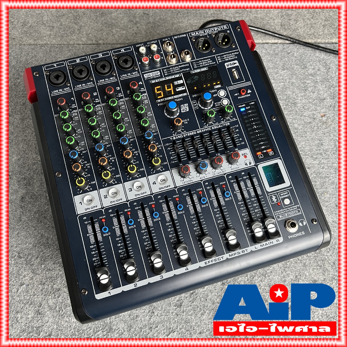 MICROTECH MT-P4 powermixer เพาเวอร์มิกเซอร์ 4 แชนแนล กำลังขับ 2x300W 4 Ohm เอฟเฟคแท้ MT P 4 MTP 4 MTP4 MICRO TECH ไมโครเทค เอไอ-ไพศาล