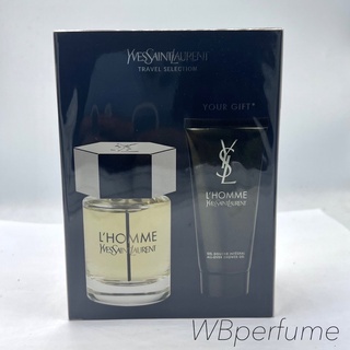 น้ำหอม แท้100% YSL l’Homme EDT 100ml + Shower 100ml