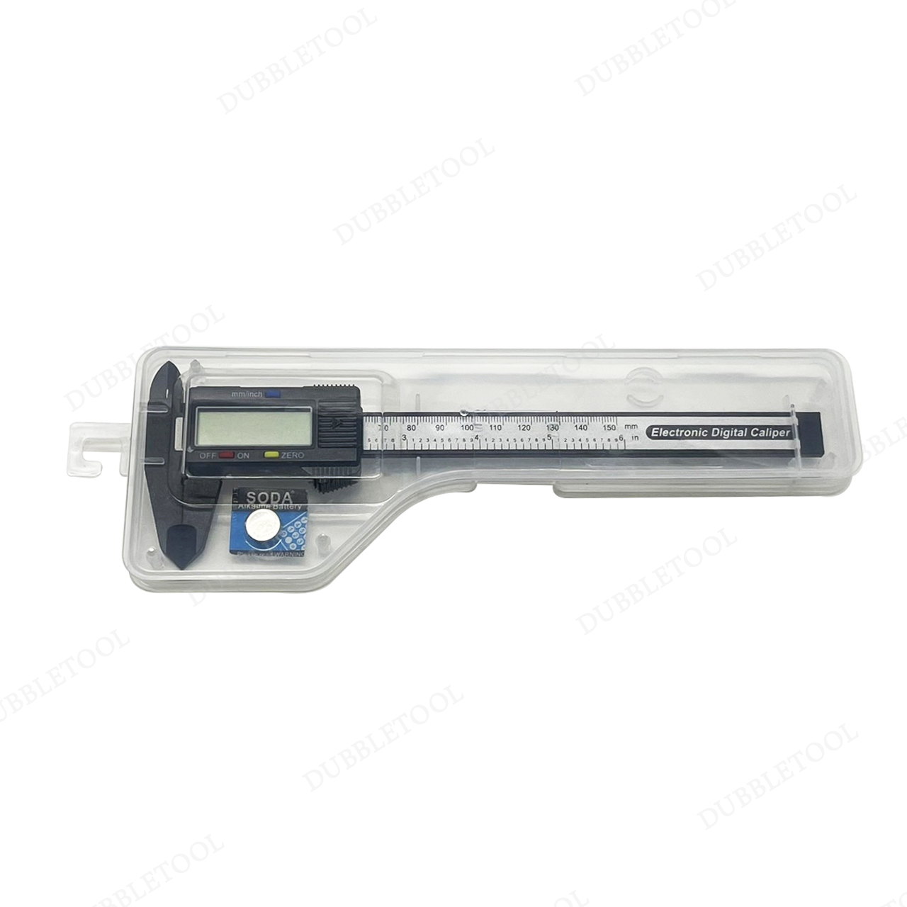 เวอร์เนียร์ เครื่องวัดดิจิตอลอิเล็กทรอนิคส์ 6 นิ้ว Vernier Caliper Digital 0-150mm/0-6inch เวอร์เนียผลิตจากวัสดุคาร์บอนไฟเบอร์ที่แข็งแรงน้ำหนักเบาและทนทาน พร้อมกล่องพกพาสะดวก