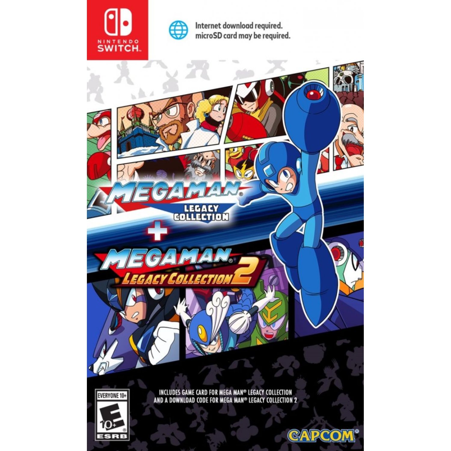 Nintendo Switch: MEGA MAN LEGACY COLLECTION + MEGA MAN LEGACY COLLECTION 2 (US/Asia)