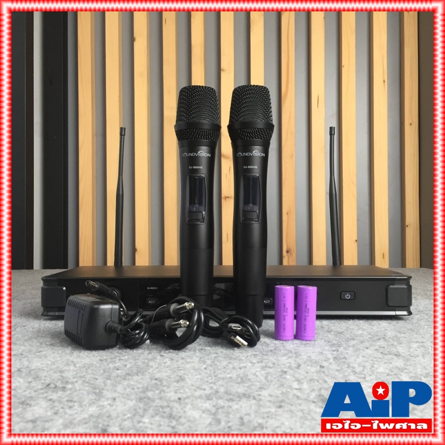 ความถี่ใหม่ กสทช SOUNDVISION SU-850DG ไมค์ลอย UHF ชุดไมค์ ไมค์ลอยมือถือคู่ SU850DG SU 850DG ไมโครโพน MIC ไมค์ลอยUHF SOUND VISION