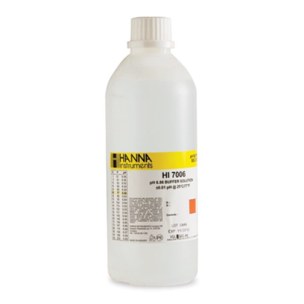 HI7006L Buffer Solution pH 6.86, 500 , ±0,01pH