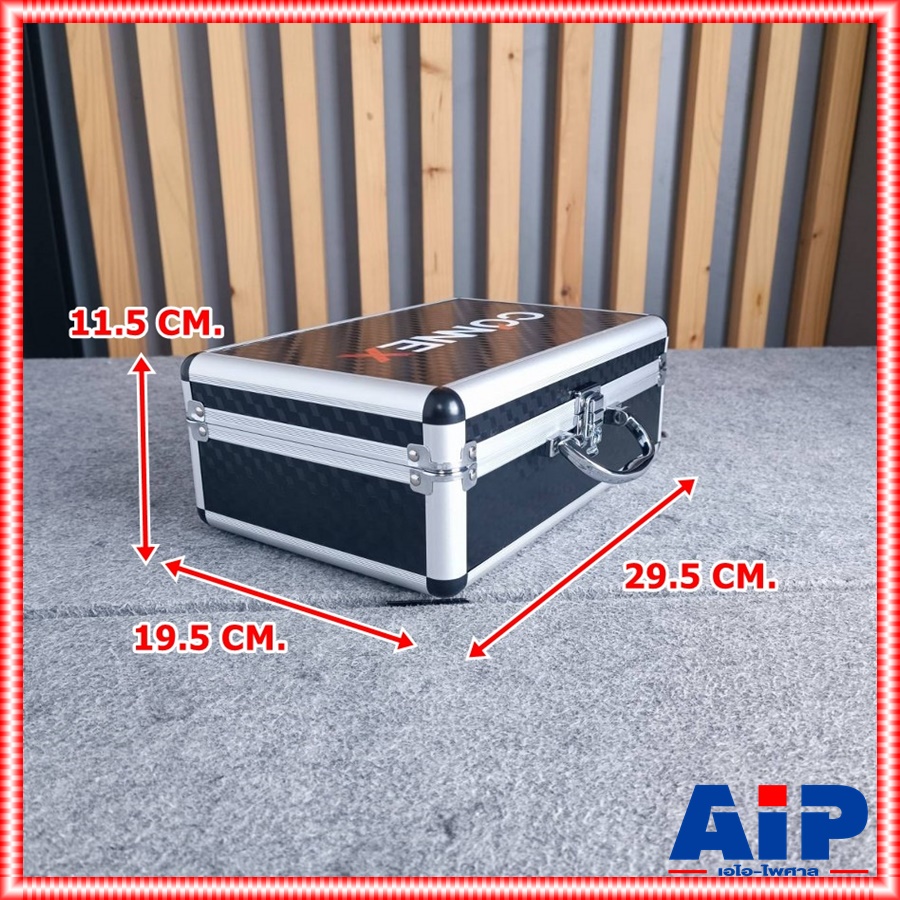 CONNEX กล่องไมค์ลอย สีดำ PROPLUS RM-888 และ ไมค์รุ่นอื่นๆ กล่องใส่ ไมค์ กระเป่าไมค์ RM888 RM 888 PRO PLUS เอไอ-ไพศาล