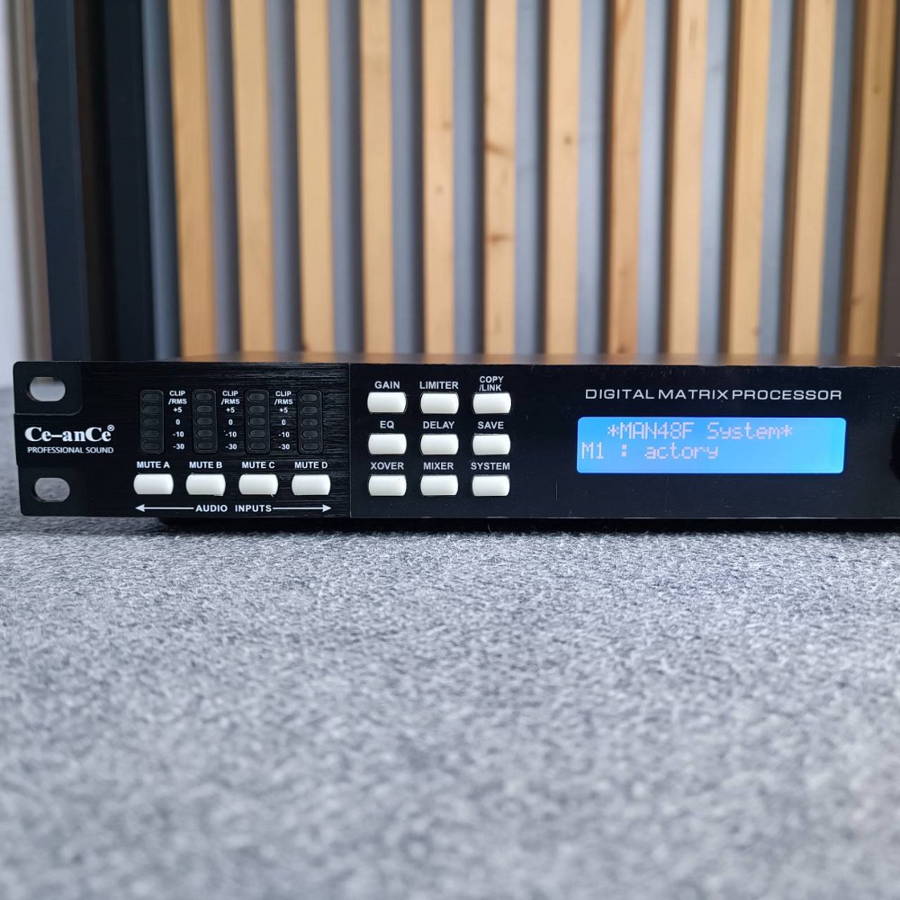 CEANCE FIR4.8 Digital Speaker Controller รุ่นใหม่ ครอสดิจิตอล 4 in 8 out Ce-anCe FIR 4.8 CE ANCE เอไอ-ไพศาล