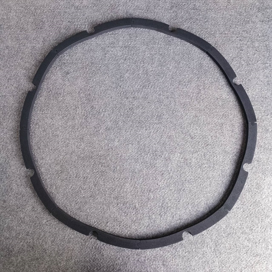 (1ชุด มี8ชิ้น) ขอบทับลำโพง 18นิ้ว 8ชิ้น เว้ากลาง แบบจิ๊กซอว์ ขอบทับ ลำโพง คิ้วลำโพง ฟองน้ำขอบลำโพง อะไหล่ดอกลำโพง18นิ้ว เอไอ-ไพศาล