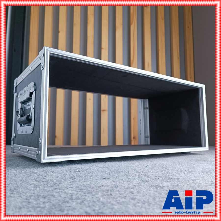 สีดำ RACK BL-4 สีดำ เปลือยหน้า-หลัง ลึก11นิ้ว แร็คใส่เครื่องเสียง COMPACT ไม่มีฝาปิด คอมแพ็ค BL 4 BL4 เอไอ-ไพศาล