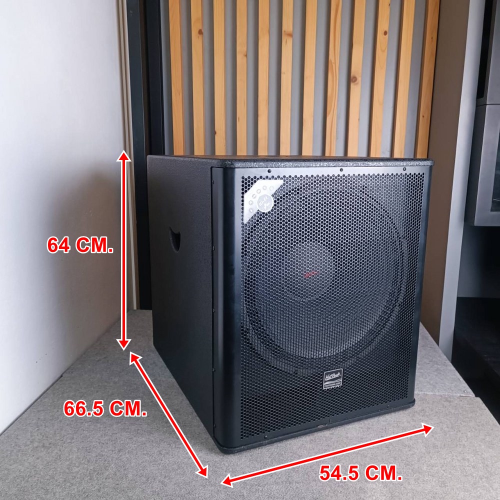 HOTROCK 18WS2 ตู้ซับ18นิ้ว ไม้MFD SUB ตู้ซับเบส 18 นิ้ว 1800 วัตต์ ตู้ลำโพง HOT ROCK ฮอทร็อค 18-WS2 18 WS2 เอไอ-ไพศาล