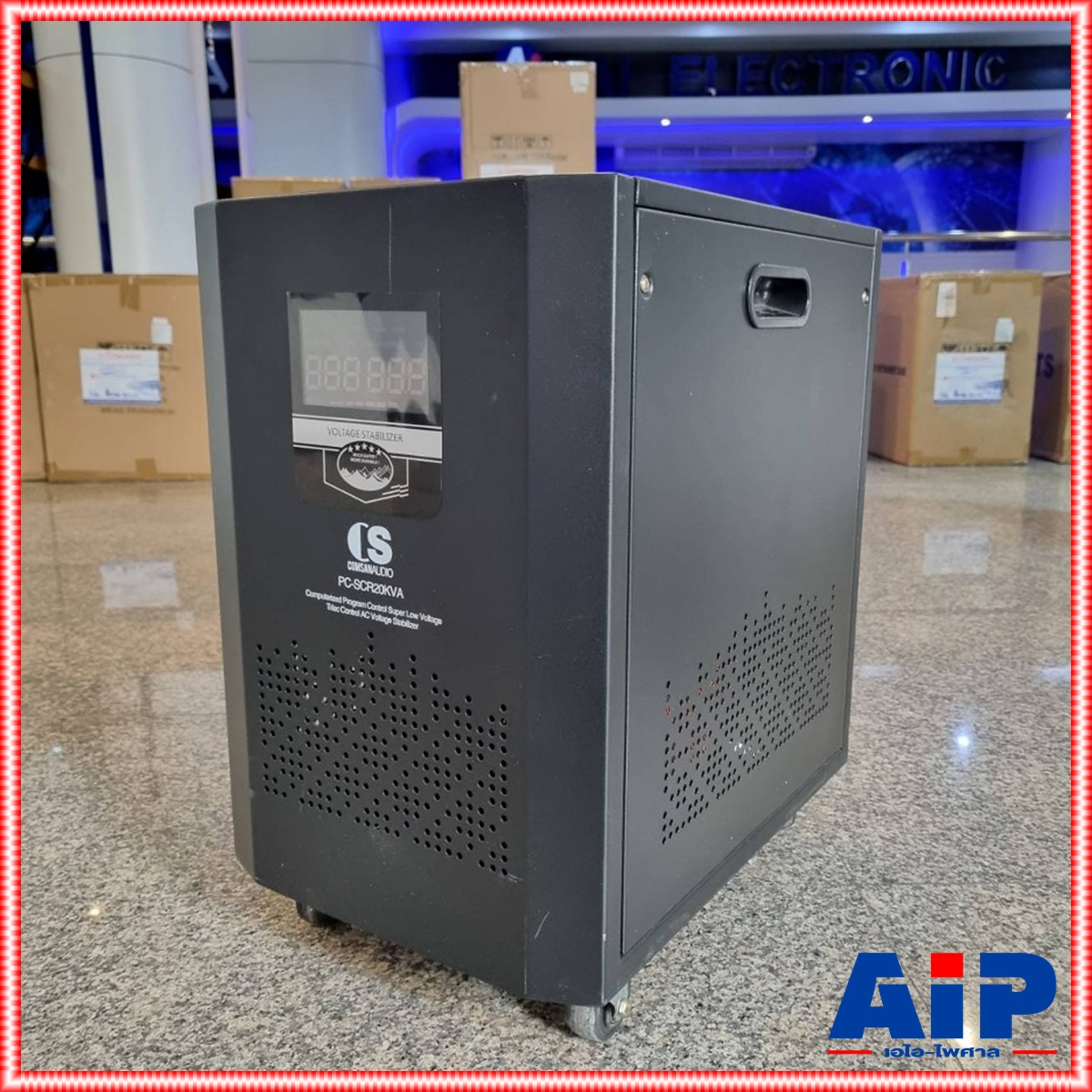 COMSON PC-SCR20KVA สเตบิไลเซอร์ ระบบไตร์แอค 20KVA ครื่องปรับแรงดันไฟฟ้าอัตโนมัติ สเตบิไลเซอร์ ระบบไตร์แอค PCSCR20KVA PC SCR20KVA เอไอ-ไพศาล