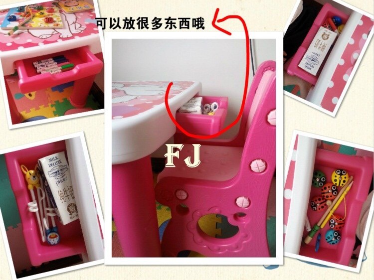 LN-8608 ของใช้เด็กโต๊ะนักเรียนพร้อมเก้าอี้ 2 ตัว ชุดละ