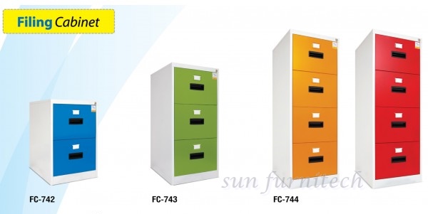 ตู้เก็บเอกสาร 3 ลิ้นชัก smart form รุ่น FC-743