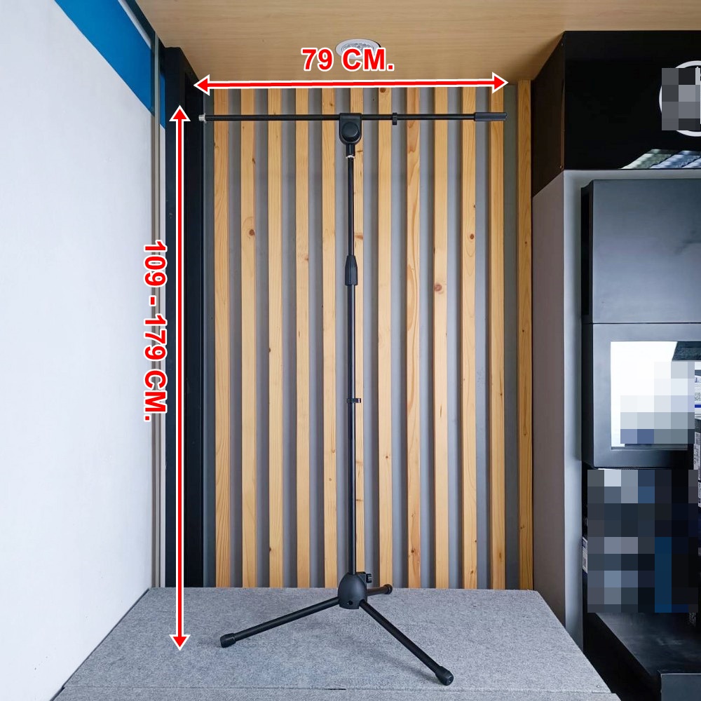 ขาตั้งไมค์บูม NTS ST-100 ขาตั้งไมโครโฟน ขาตั้งไมคบูม ST 100 ST 100 ใช้ได้กับไมคทุกประเภท เอไอ-ไพศาล