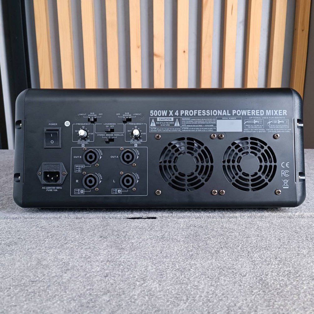 HOTROCK GT-4500A POWERMIX 4CH USB/BT 4x500w เครื่องปรับแต่งเสียง เพาเวอร์มิกซ์ GT 4500 GT 4500 มิกซ์ มิกเซอร์ เอไอ-ไพศาล