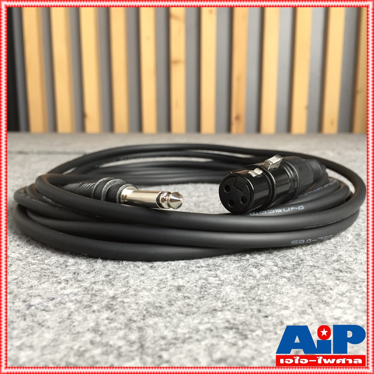 ยาว 5เมตร สายไมค์ DYNACOM J085 XLR เมีย - PHONE MONO สายสัญญาณ CANNON เมีย ออก ปลั๊กโฟน ผู้ สายต่อไมค์