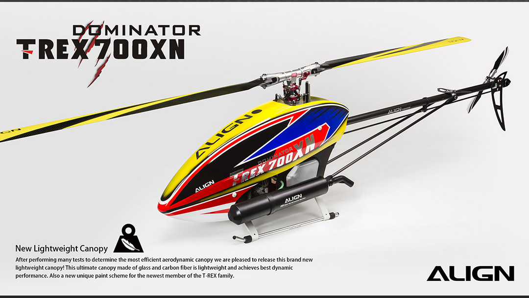 เฮลิคอปเตอร์บังคับ ตัวลำ+เซอร์โว T-REX 700XN Combo (ไม่รวม ท่อ เครื่องยนต์ รีโมท รีซีฟ)